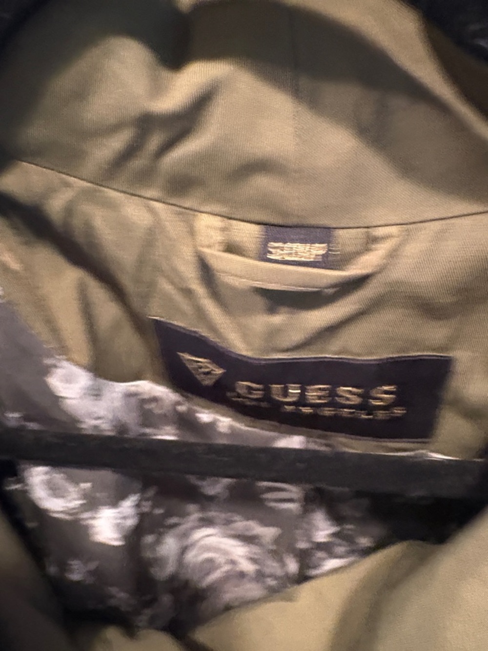 GUESS Olive Utility Drawstring Jacket - Picture 2 of 3